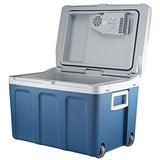 Cooler/Warmer with Built in Car and Homeplug (Blue) Knox Gear 48 Quart Electric