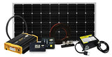 160 Watts of Solar Go Power! Weekender SW Complete Solar and Inverter System with...