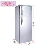 12V DC Solar Refrigerator Both Way to Charge 42L/166L CSR--238 (Bigger Capacity)