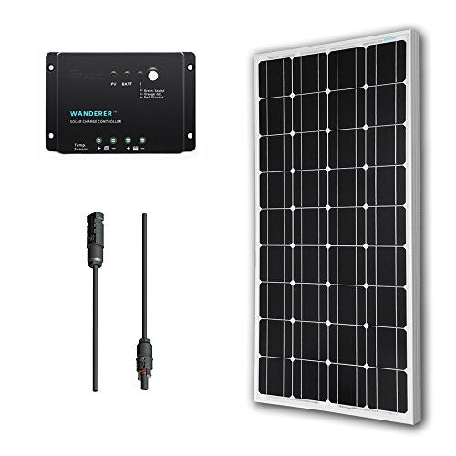 100 Watts 12 Volts Monocrystalline Solar Bundle Kit