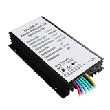 1.4Kw Wind Solar Power: 400W Wind Turbine Generator & 10pcs 100W Poly Solar Panels & 1500W 24V-110V Off Grid Inverter & Cable Connector Home Boat RV