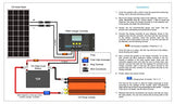 100 Watts 12 Volts Monocrystalline Solar Panel