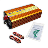 1.4Kw Wind Solar Power: 400W Wind Turbine Generator & 10pcs 100W Poly Solar Panels & 1500W 24V-110V Off Grid Inverter & Cable Connector Home Boat RV