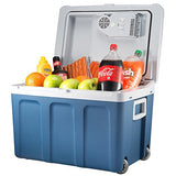 Cooler/Warmer with Built in Car and Homeplug (Blue) Knox Gear 48 Quart Electric