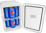 AC/DC Portable Thermoelectric System (Yellow) Cooluli Electric Cooler and Warmer (10 Liter / 12 Can):