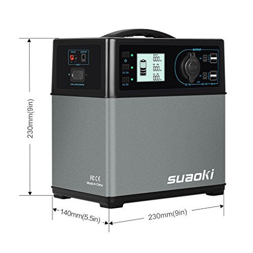 Suaoki 400Wh/120,000mAh Portable Solar Generator Lithium ion Power