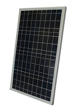 30 Watt Solar Panel Kit: 30W Polycrystalline Solar Panel + 20A Charge Controller + MC4 Connectors + Mounting Z brackets for 12V Off Grid Battery Charging Boat RV Gate