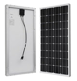 Komaes 400 Watts 24 Volts Monocrystalline Solar Starter Kit with 20A PWM Charge Controller + 20ft Tray Cable + 20ft MC4 Connectors + Mounting Z Bracketst