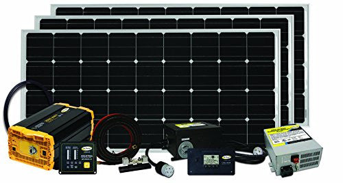 480 Watts of Solar Panel Kit,  Go Power! Solar Extreme Complete Solar and Inverter System with