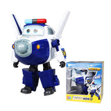 Big!!!15cm ABS Super Wings Deformation Airplane Robot Action Figures Super Wing Transformation toys for children gift Brinquedos